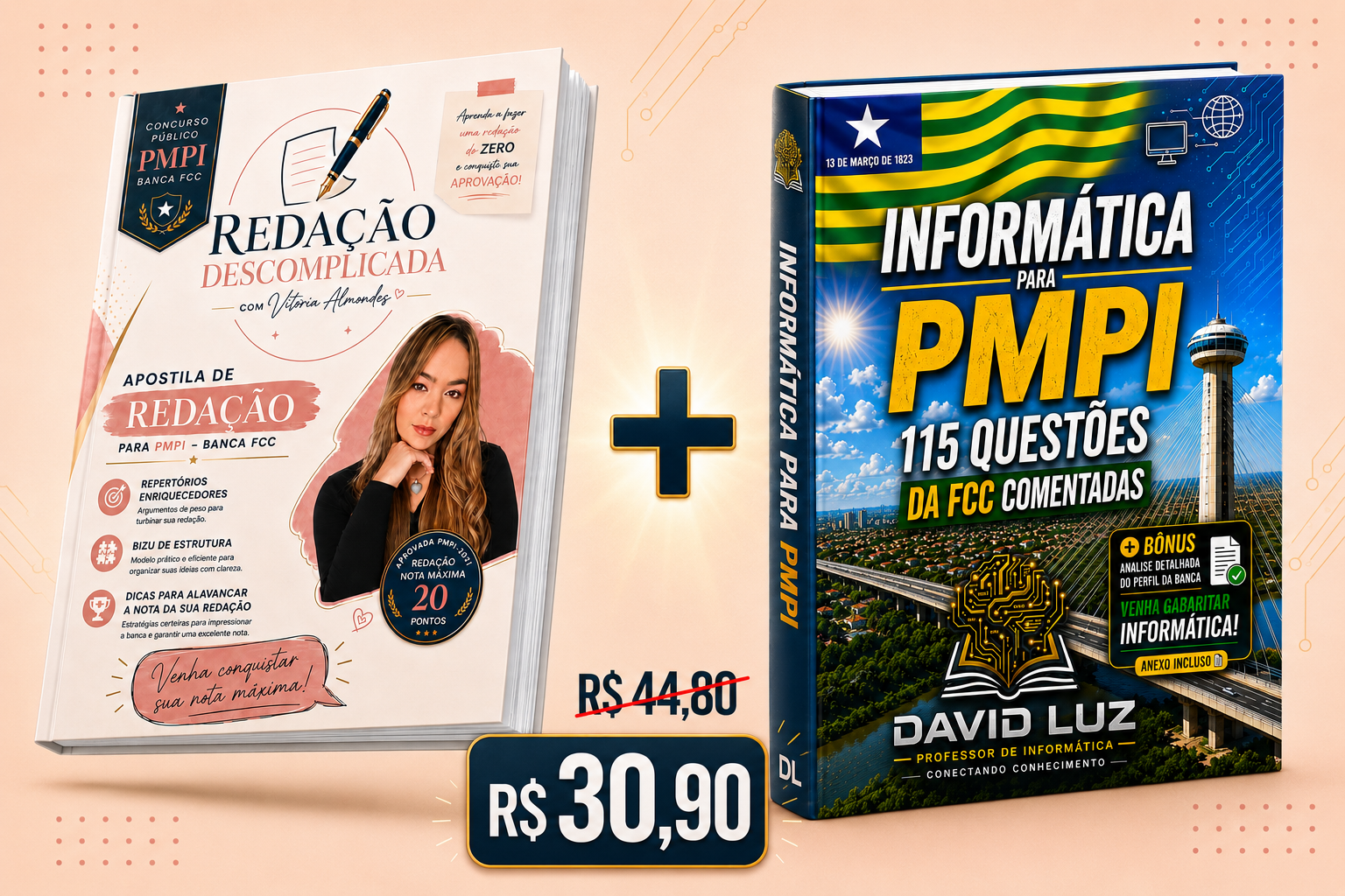COMBO REDAÇÃO + INFORMÁTICA DESCOMPLICADA | PMPI